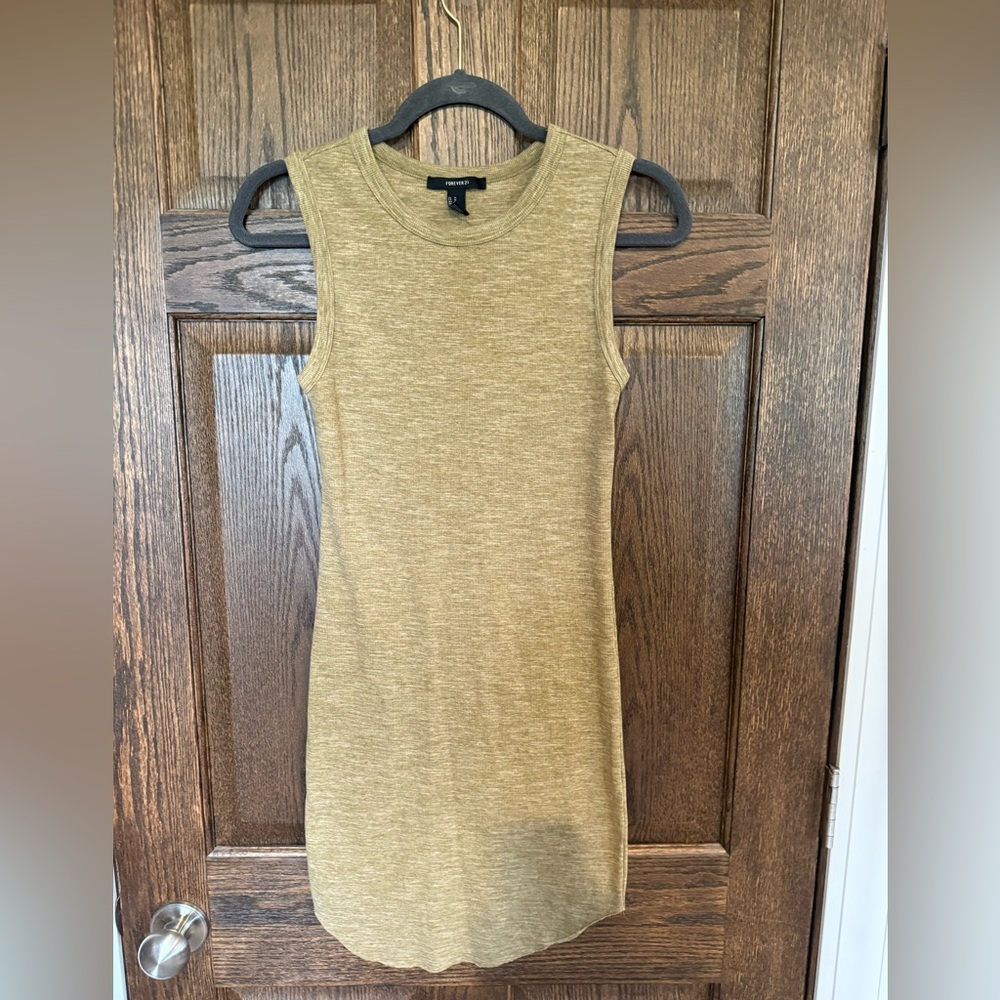 Forever 21 Olive Green Knit Dress